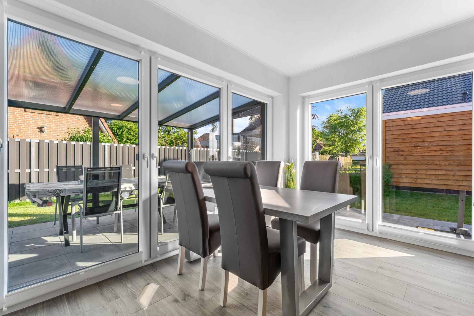 Niewoh Ferienhaus Wiesenblick,Ammerland, Conneforde Wiefelstede Kamer foto